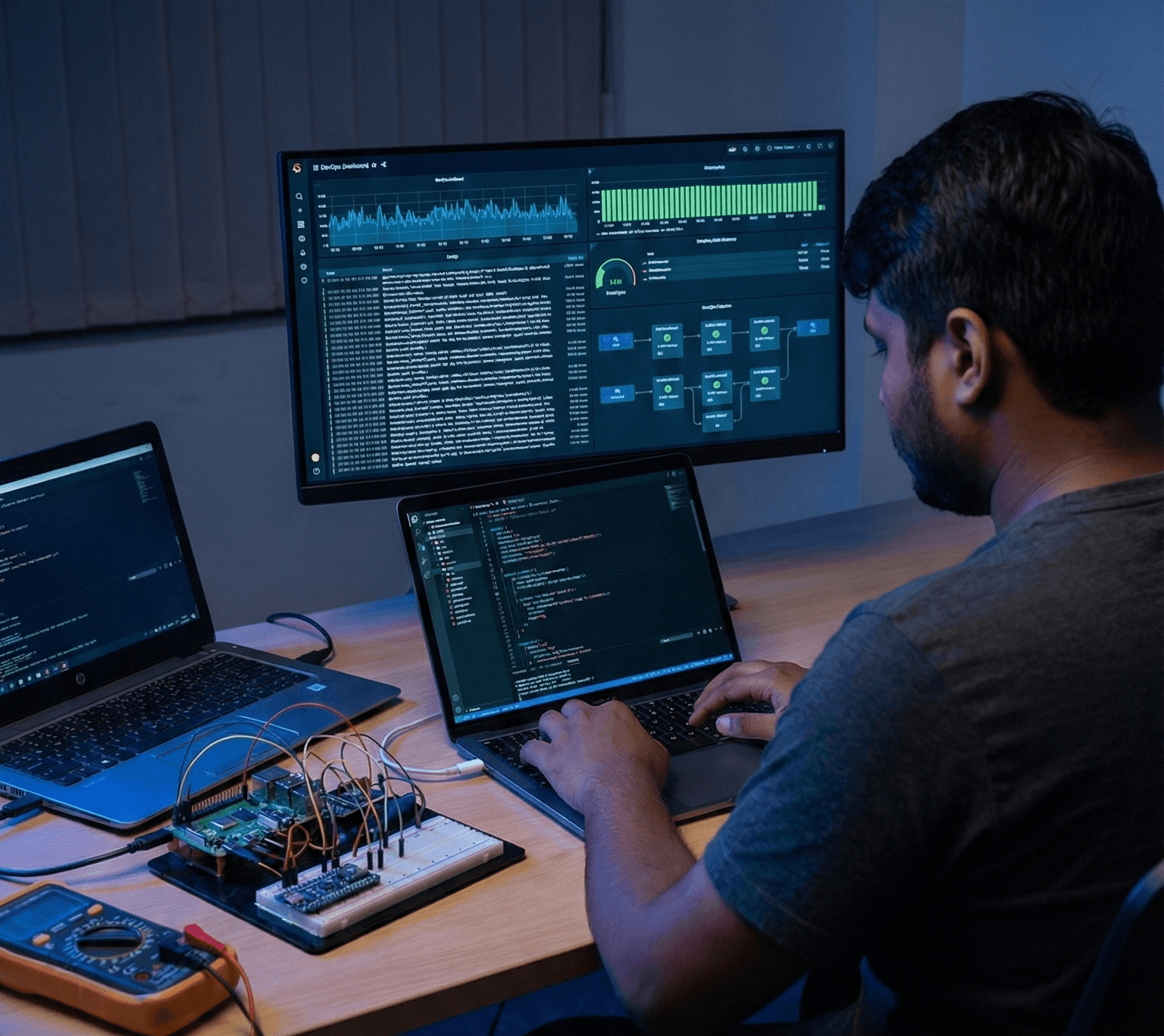 Dip Chakraborty at work